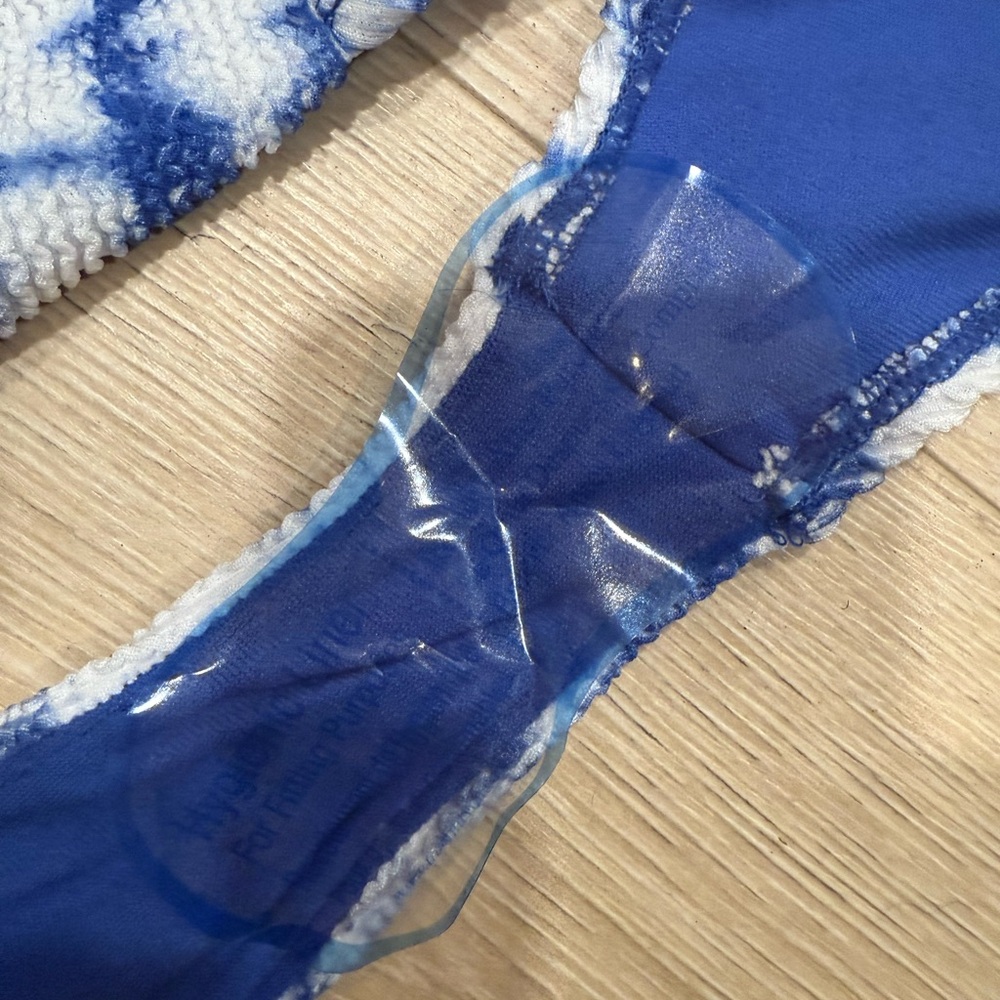 Tilly's Blue and White Bikini Bottom - Picture 3 of 3